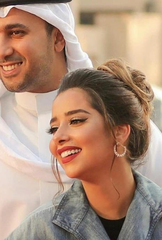 زوج بلقيس يحتفل بعيد ميلادها بطريقة رومانسية