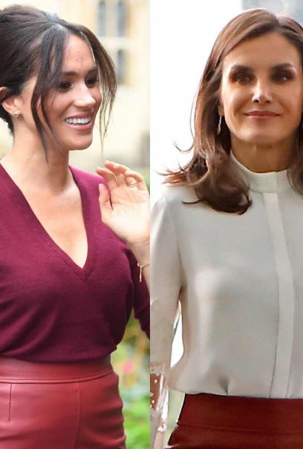  الدوقة والملكة تشاركتا في ظرف 24 ساعة إطلالة بالتنورة نفسها واللون نفسه
