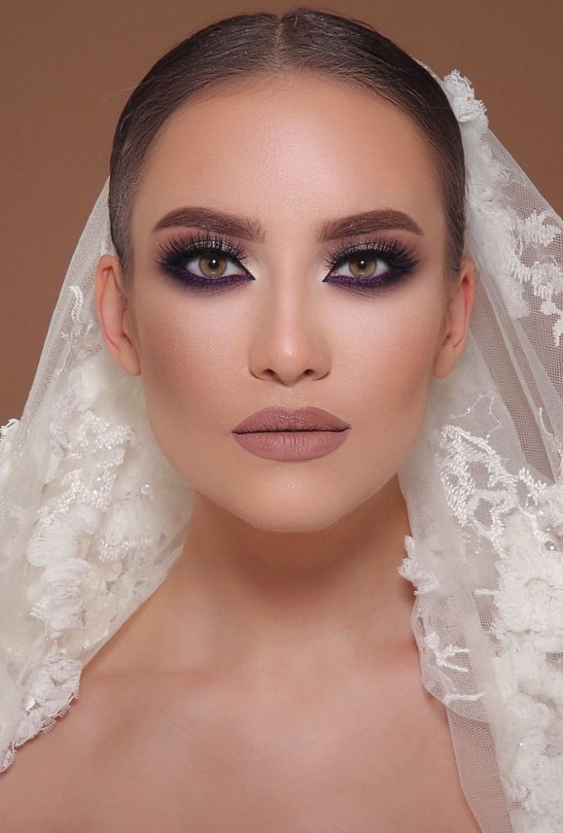 مكياج عرايس لبناني سموكي وملون انستقرام 2019