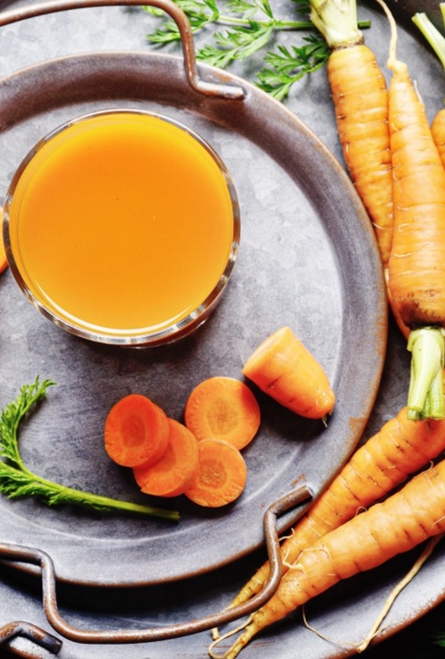 افضل وقت لشرب عصير البرتقال والجزر