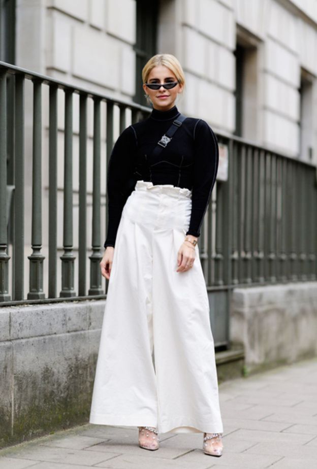 بنطلون عريض من  Balmain 