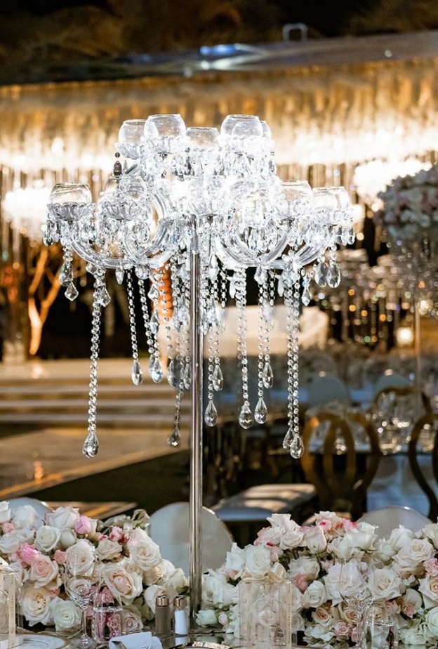 افكار لتزيين طاولات الاعراس من انستقرام Bianca Events