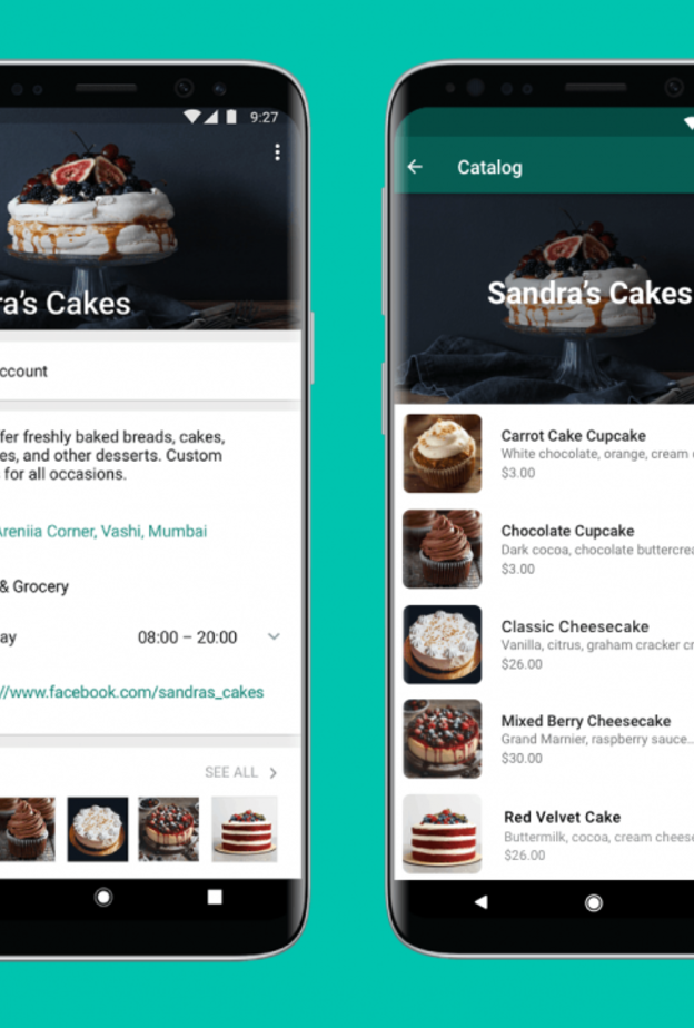 تطبيق واتساب للأعمال يطلق ميزة الكتالوغ لعرض منتجات الشركة