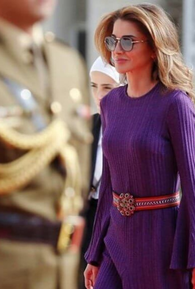 الملكة رانيا في جلسة افتتاح البرلمان الأردني