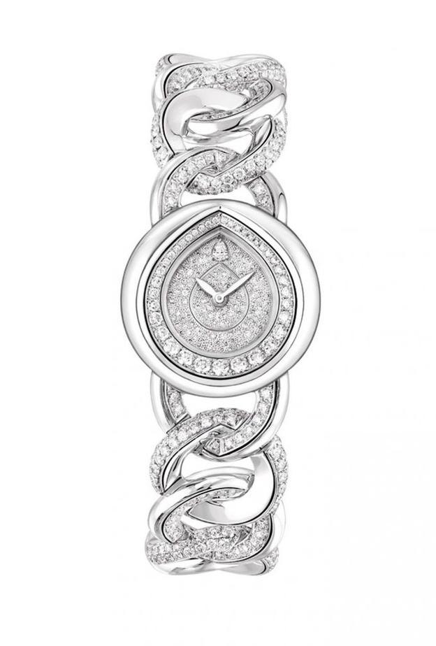 اجمل ساعات الذهب الابيض للعروس من دار بلغاري Bvlgari