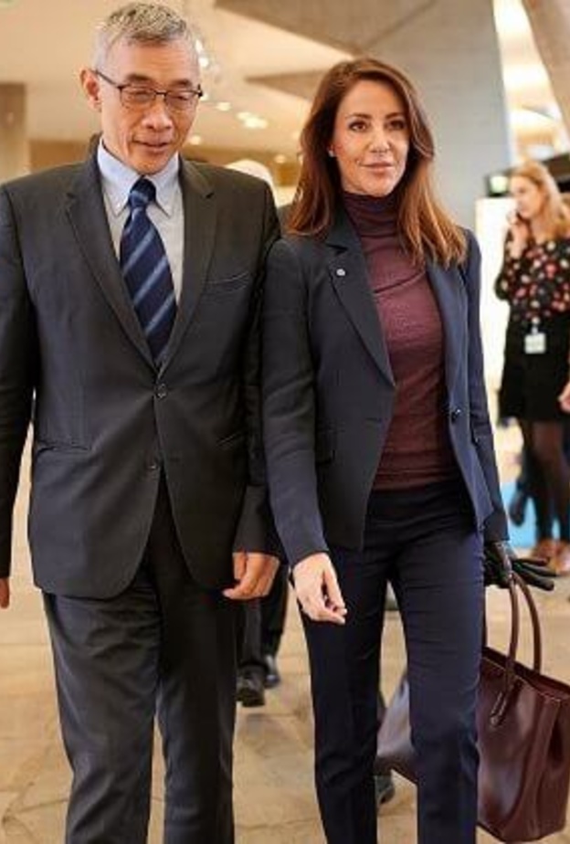 الأميرة ماريا في المؤتمر العام الأربعون لليونسكو