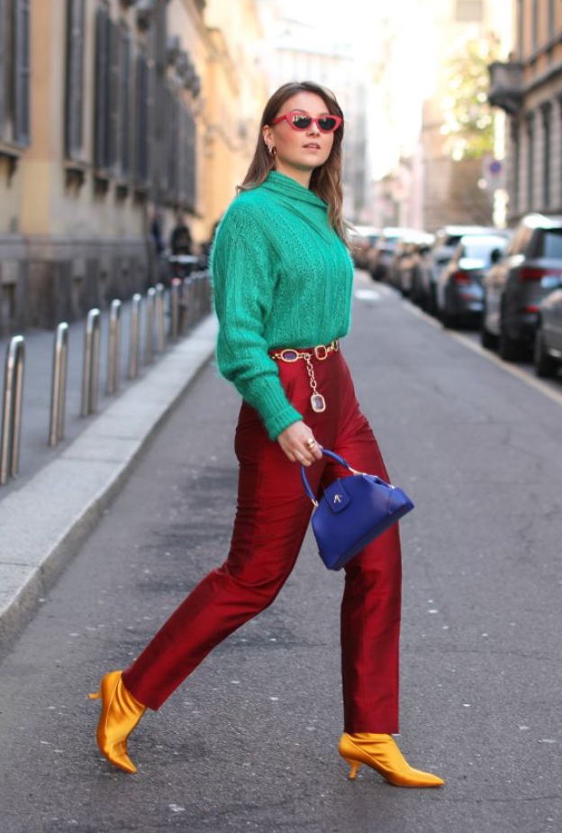 نسقي مجموعة من الألوان اللافتة مع بعضها البعض هذا الموسم