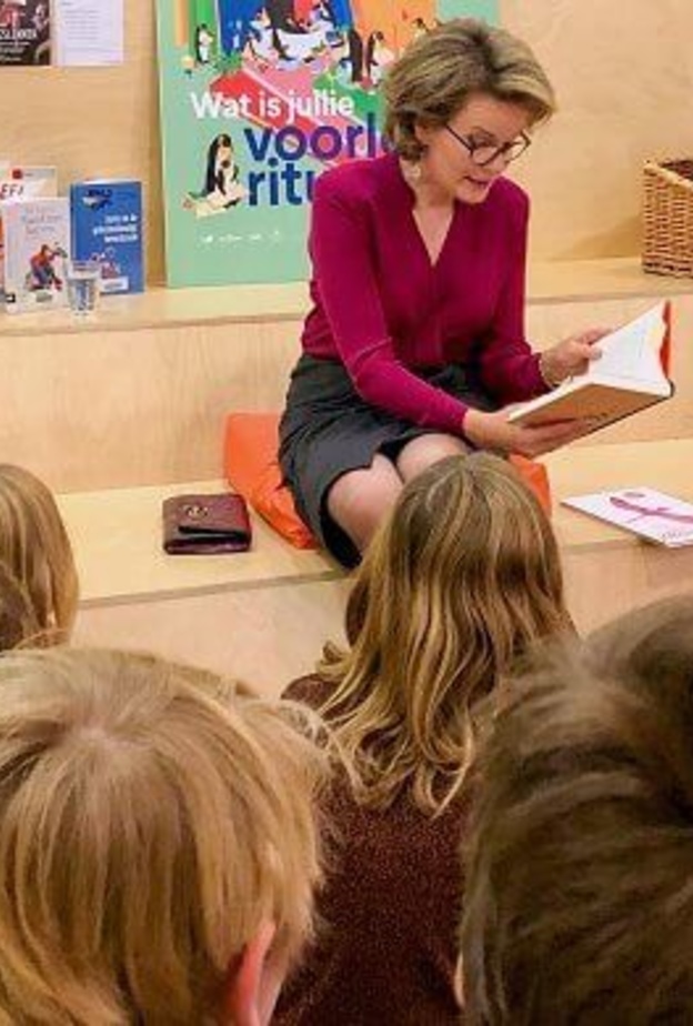 الملكة ماتيلد تزور مكتبة De Poort