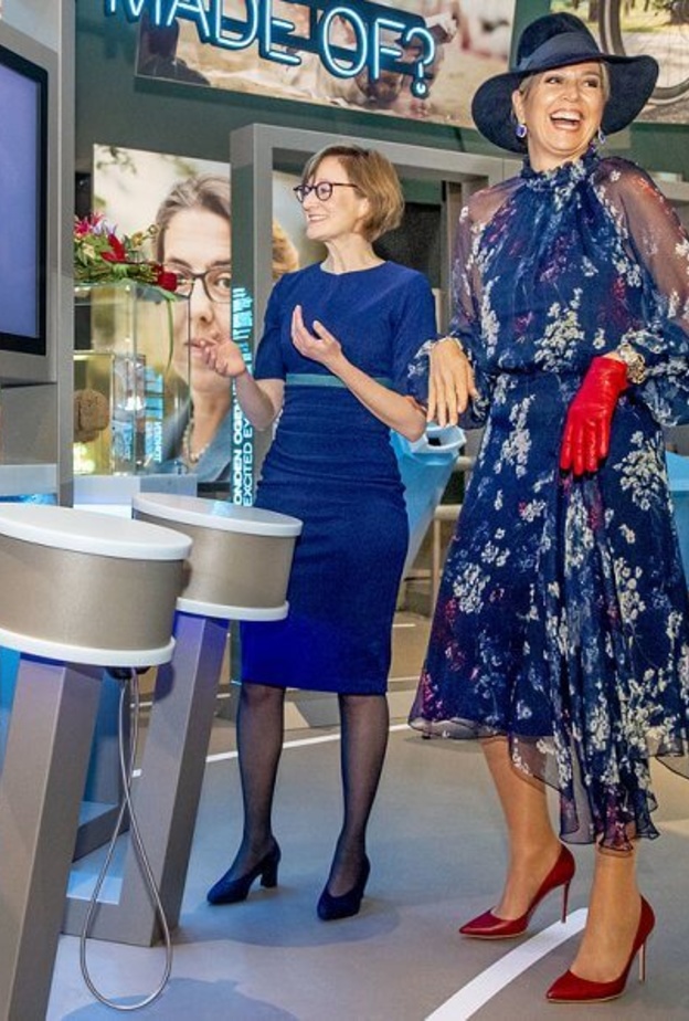  افتتحت الملكة ماكسيما (Queen Maxima) ملكة هولندا معرض Humania في متحف NEMO للعلوم