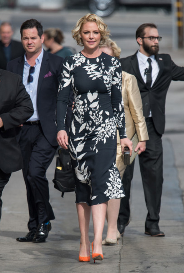 أجمل تصاميم وفساتين كاثرين هيغل في عيد ميلادها