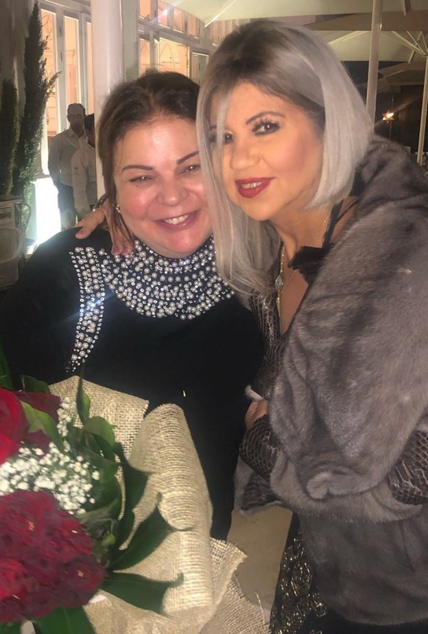 ماجدة زكي تحتفل بعيد ميلادها