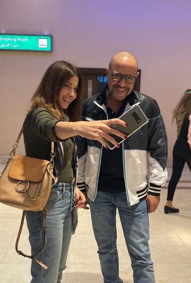 نانسي عجرم وأشرف عبدالباقي