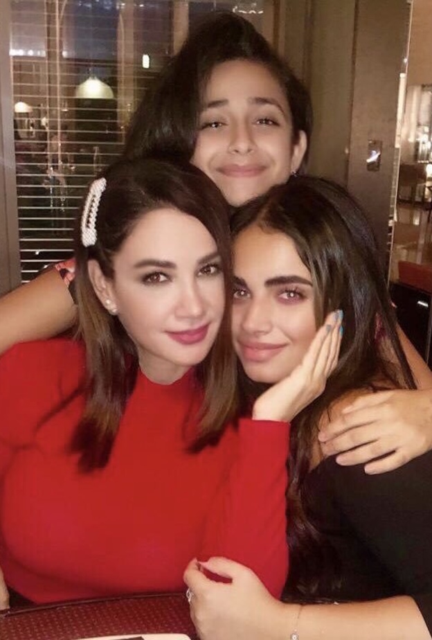 ديانا حداد تحتفل بعيد ميلاد ابنتها ميرا 