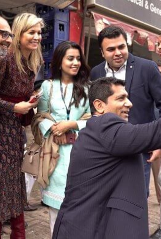 الملكة ماكسيما تزور لاهور