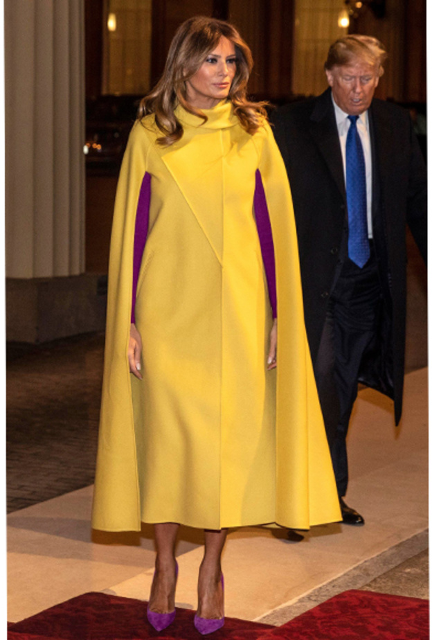 الدوقة كيت ميدلتون Kate Middletonبفستان أخضر فاتح وكلاسيكي مع الياقة العالية من توقيع Emilia Wickstead