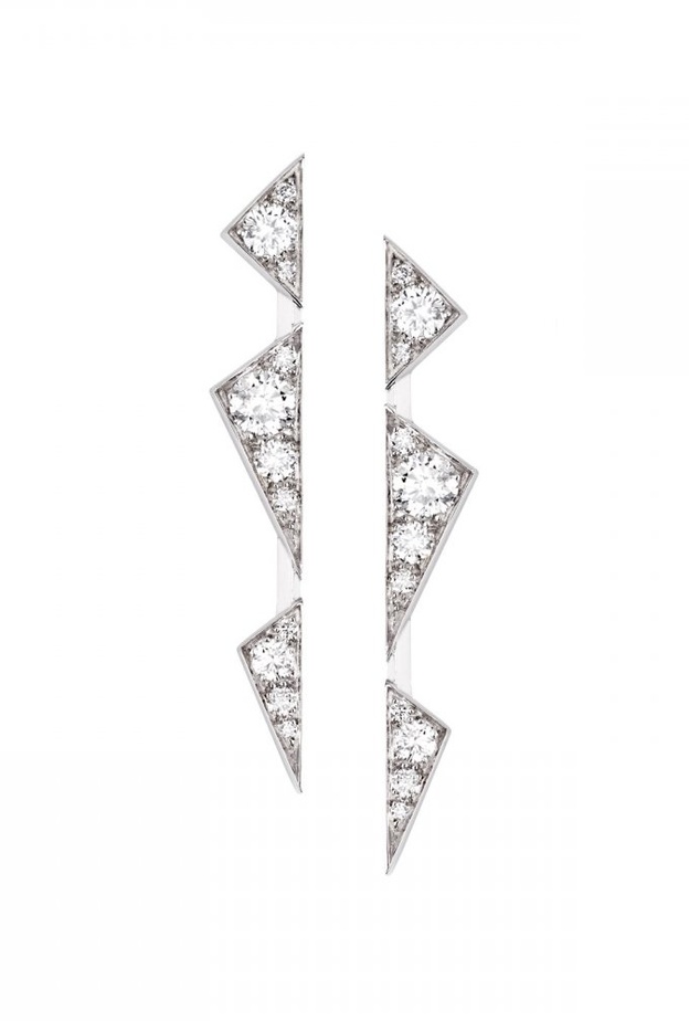 أقراط من الذهب الوردي عيار ١٨ قيراط من بولغاري