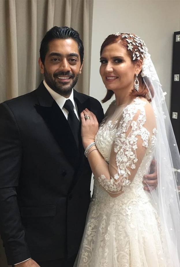 الفنانة هنا شيحة وأحمد فلوكس