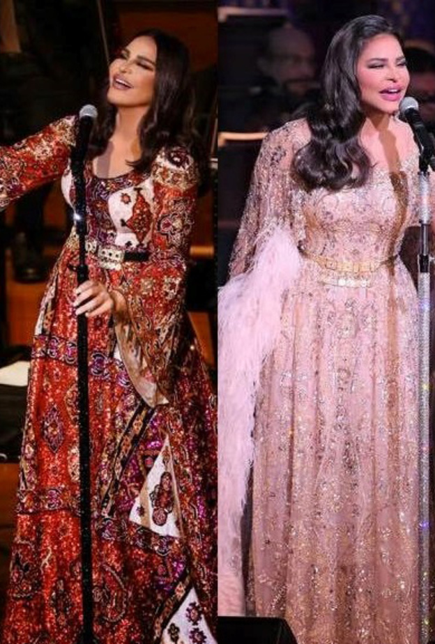 تميّز بالأكمام التي تتسع عند الطرف وبقصة تحدد خصر أحلام