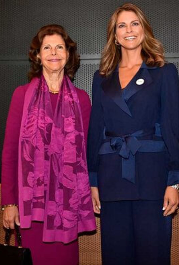 الملكة سيلفيا والأميرة مادلين في حفل جوائز Childhood Award للطفولة