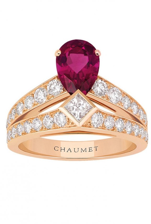 خواتم خطوبة ذهب للعروس من دار Chaumet