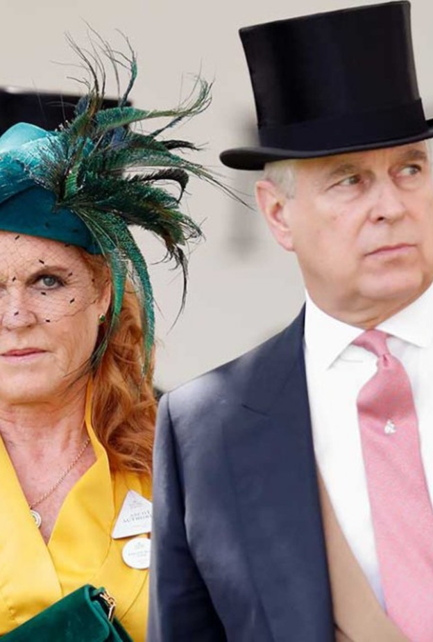 دوقة يورك في حفل زفافها على الأمير أندرو