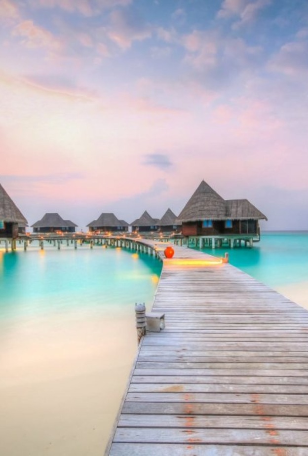 متعة الاستجمام في المالديف