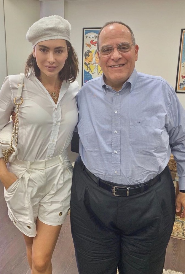 ستيفاني صليبا وصادق الصباح