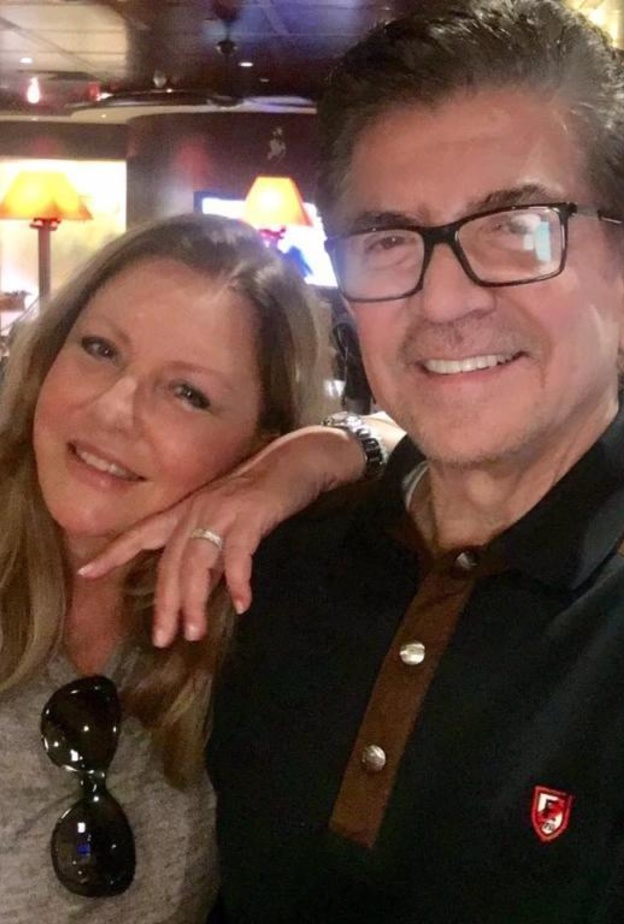 وليد توفيق وزوجته جورجينا رزق