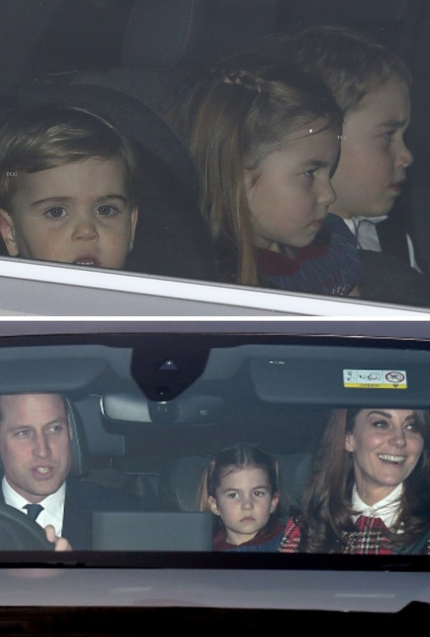 العائلة المالكة البريطانية في حفل غداء الملكة