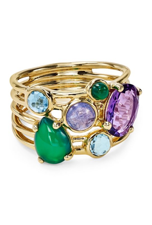 خواتم مزينة باحجار كريمة