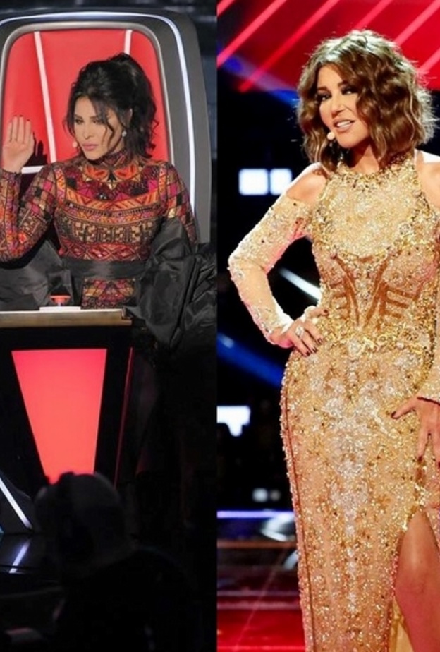 احلام تألقت بفستان من تصميم زهير مراد