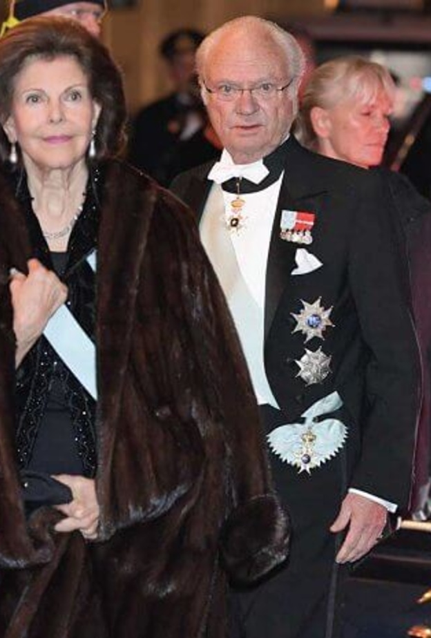  الملك كارل الرابع عشر غوستاف والملكة سيلفيا