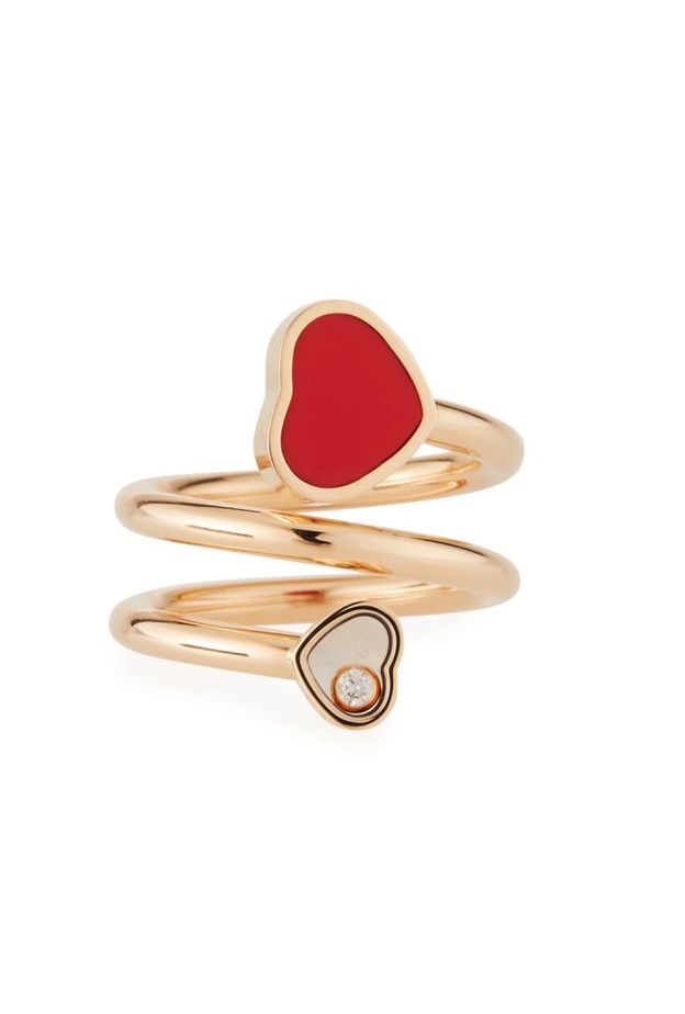 خواتم ذهب عقيق احمر للعروس من دار Bvlgari