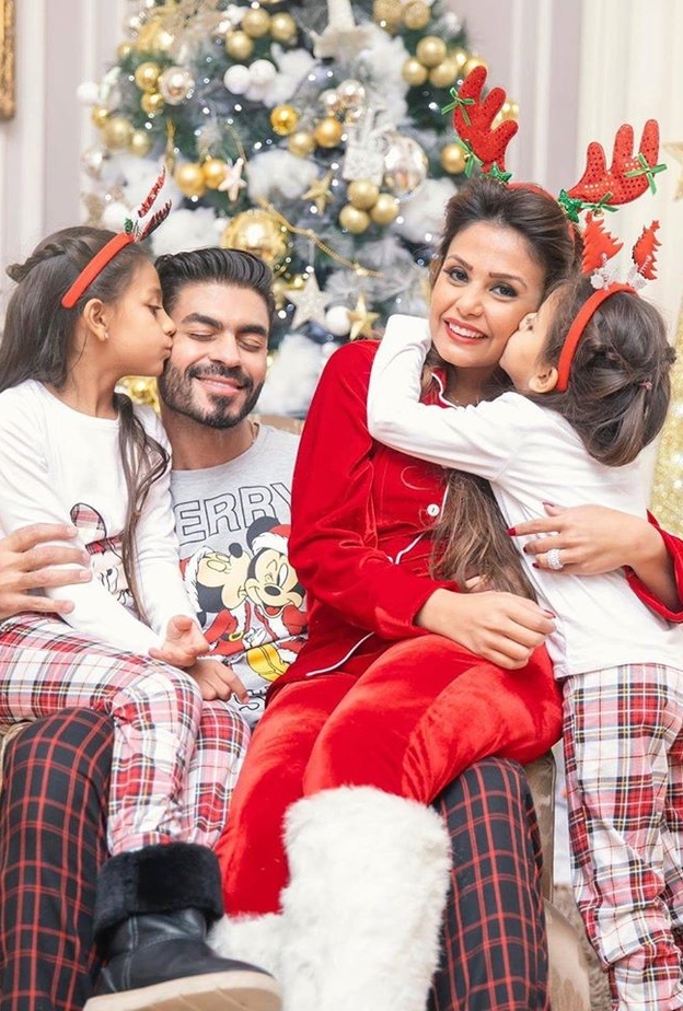 خالد سليم يودع عام 2019 مع عائلته بأجواء مبهجة