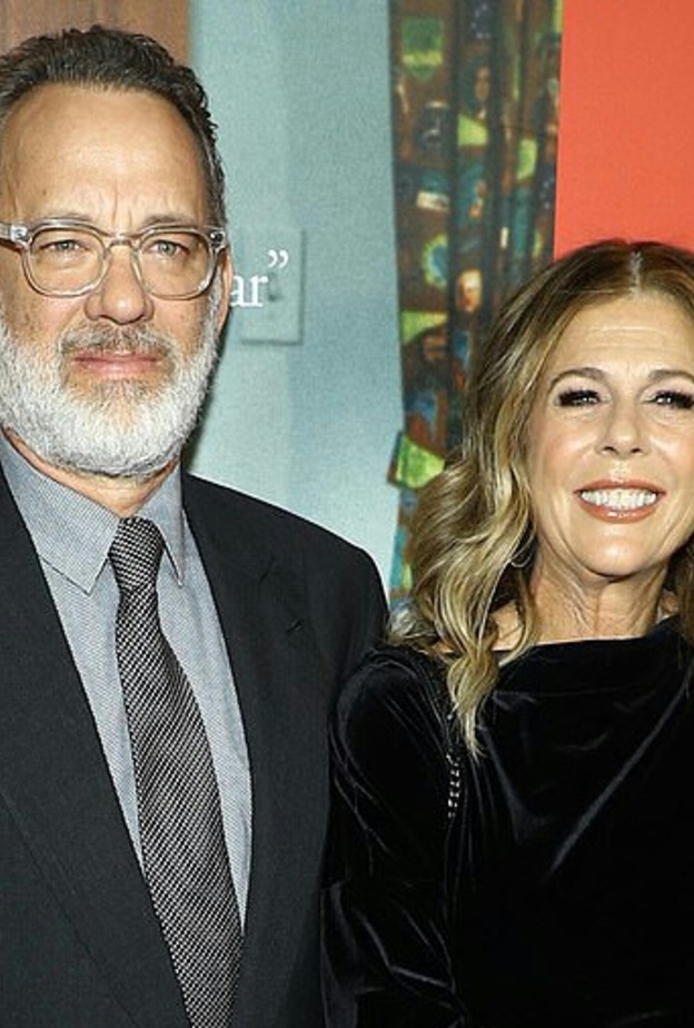 توم هانكس و زوجته 