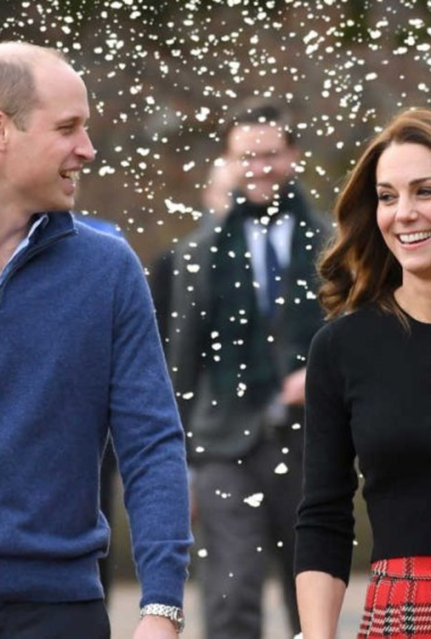 الأمير وليام وزوجته كيت ميدلتون