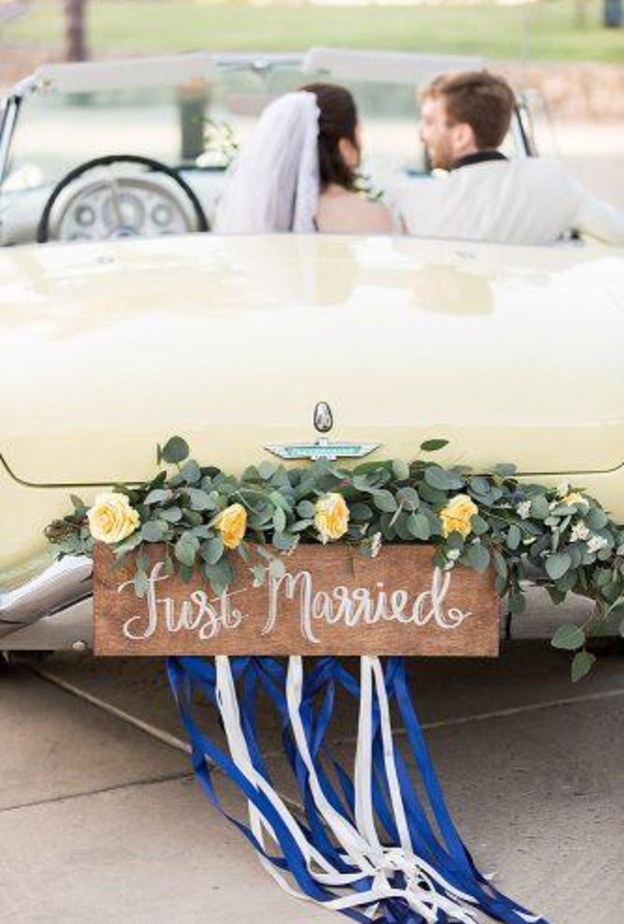 تزيين سيارة العروس