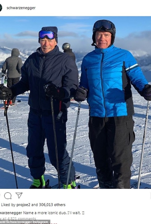 أرنولد شوارزينجر و كلينت ايستوود 