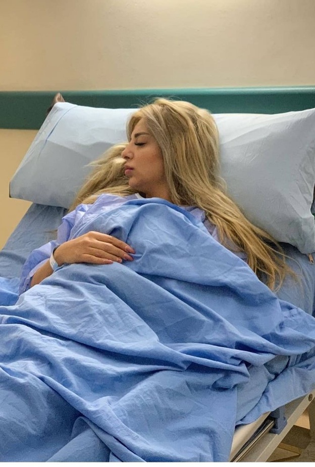 مي حلمي تجهض جنينها