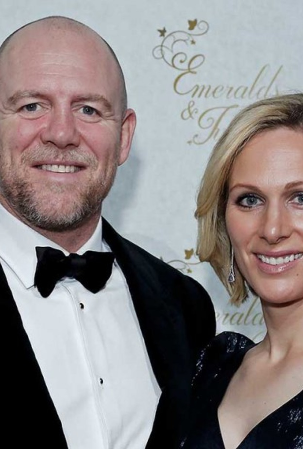 مايك تيندال بصحبة زوجته زارا تيندال