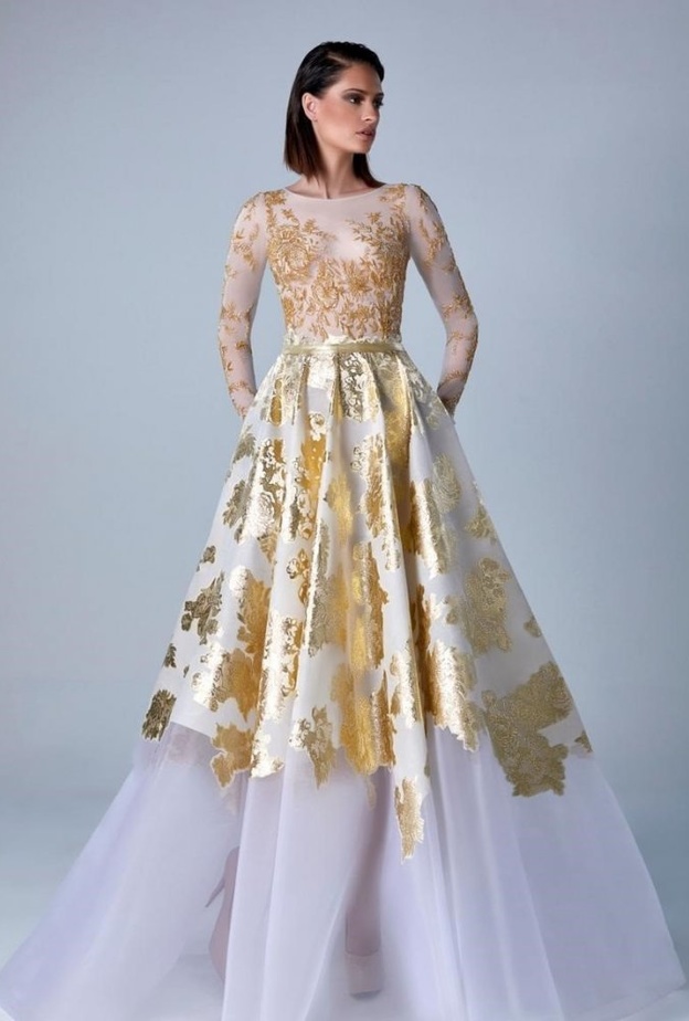 موديلات فساتين خطوبه منفوشة