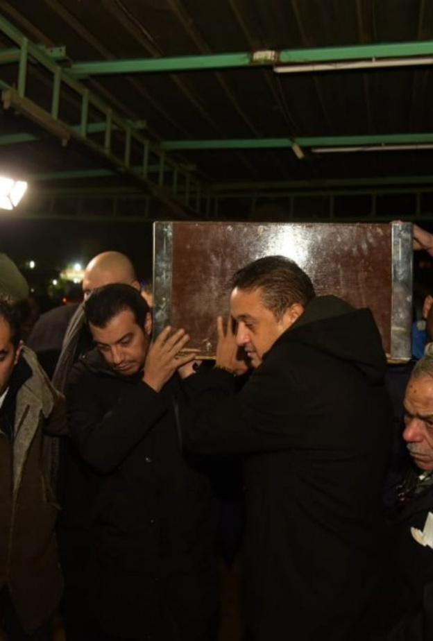 جنازة والد إيهاب توفيق