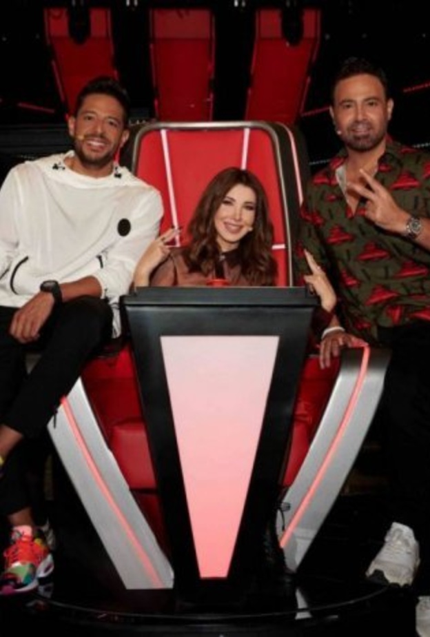 نانسي عجرم وعاصي الحلاني ومحمد حماقي