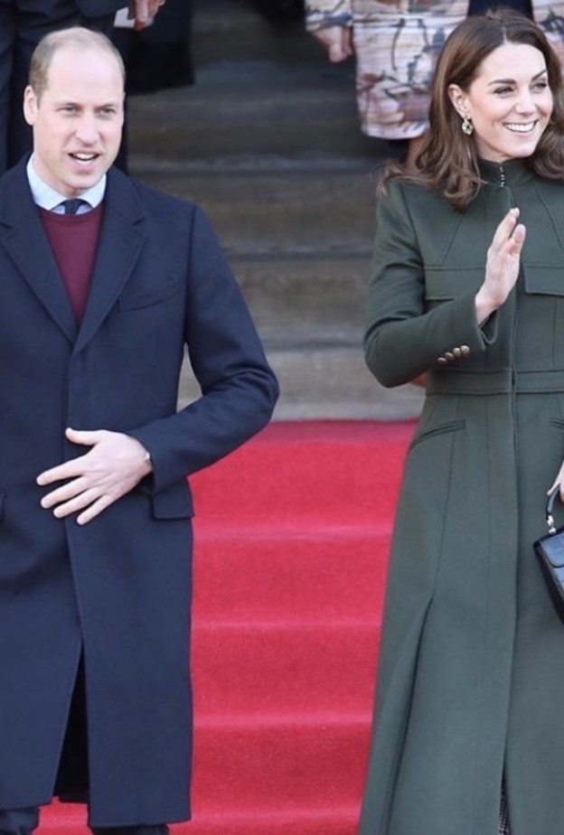 الأمير ويليام وزوجته كيت ميدلتون في برادفورد