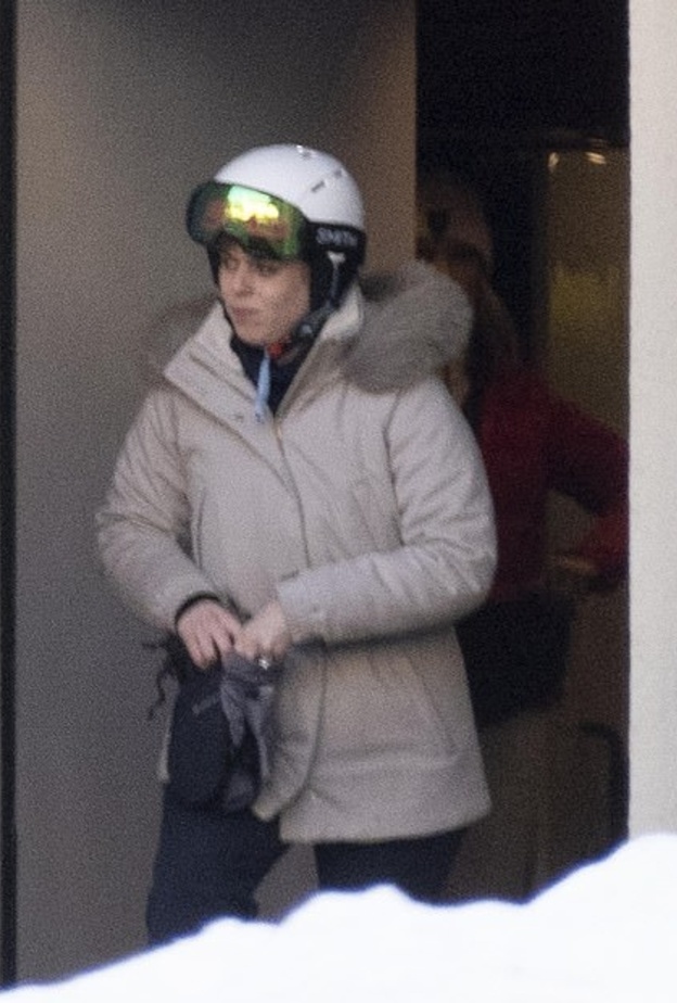 الأميرة بياتريس في عطلة تزلج في سانت موريتز