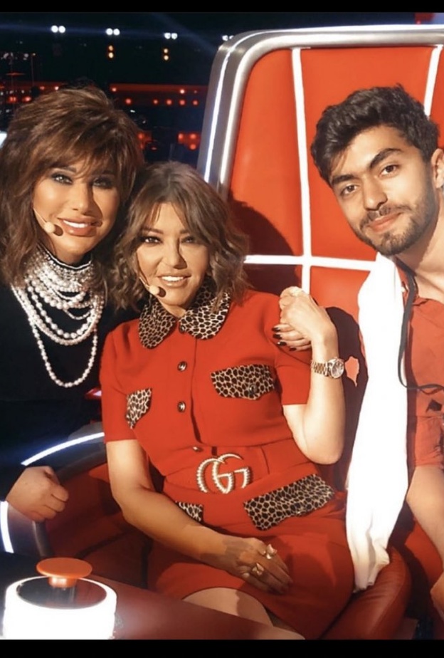 سميرة سعيد وابنها ونجوى كرم