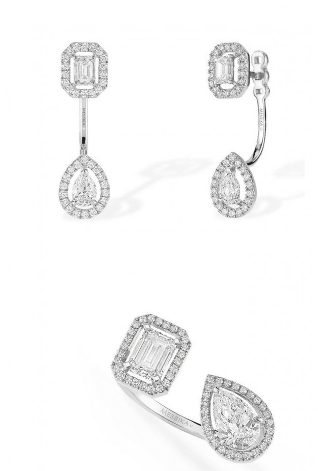 أطقم مجوهرات من الذهب الابيض