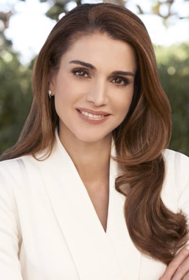  صبغات الشعر البني من وحي الملكة رانيا