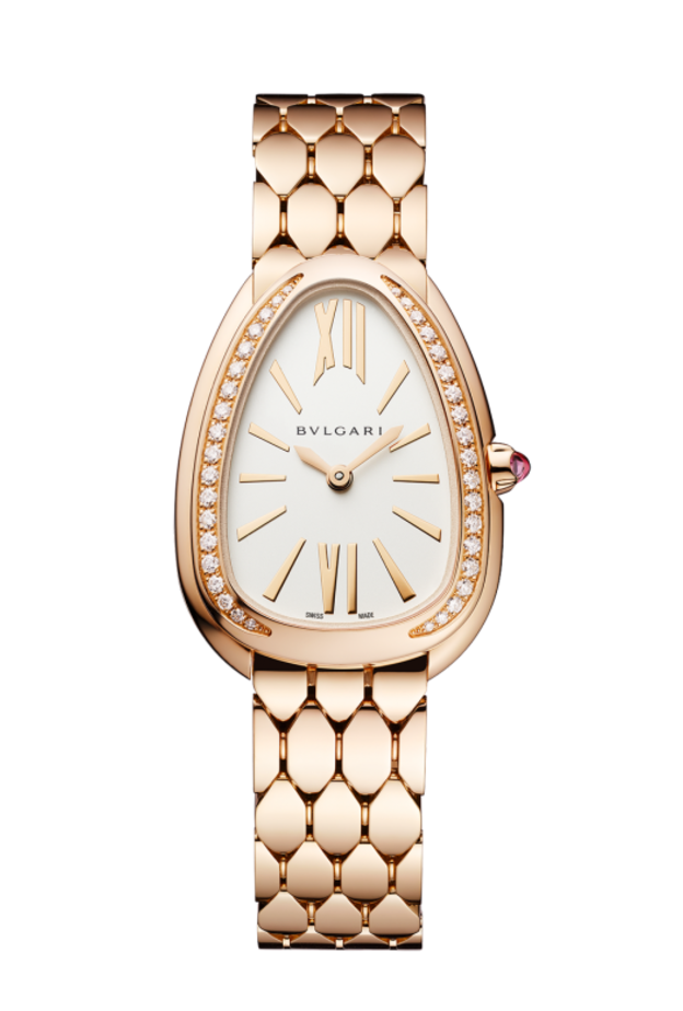 ساعات ذهب وردية