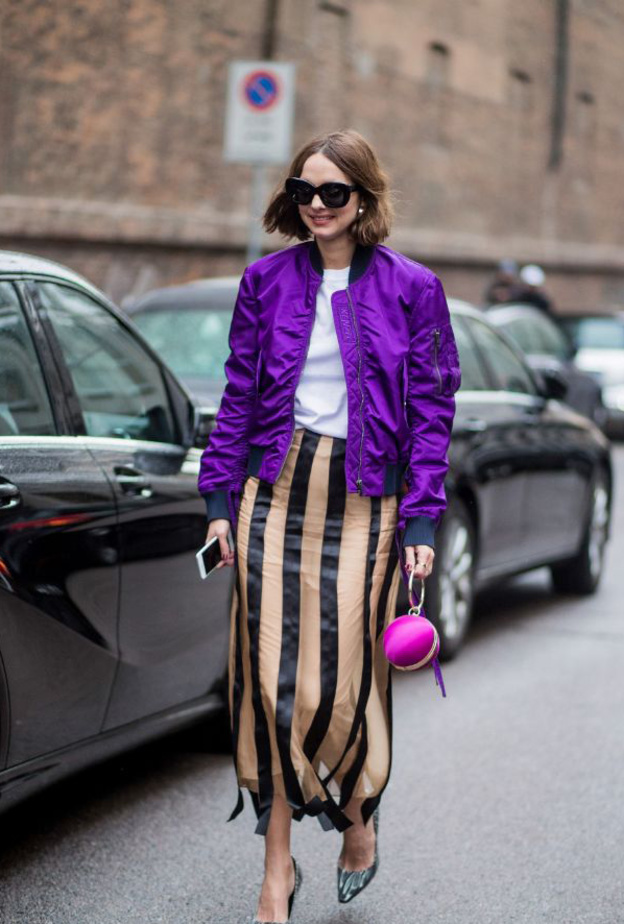 الأزياء المقلمة موضة شتاء 2020 